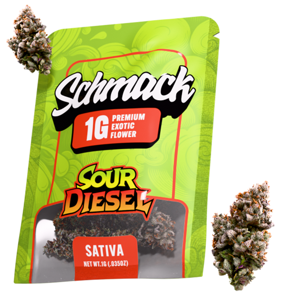 1G INFUSED THCP FLOWER | SOUR DIESEL