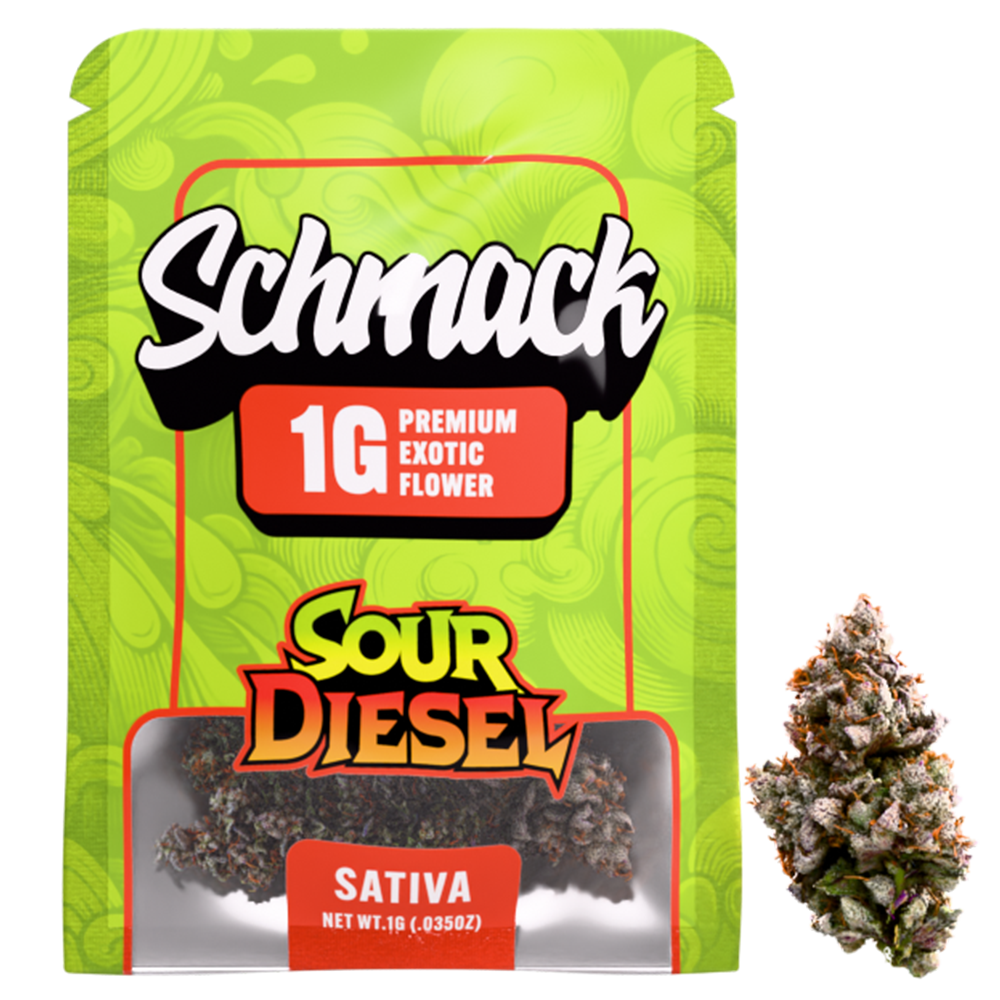 1G INFUSED THCP FLOWER | SOUR DIESEL