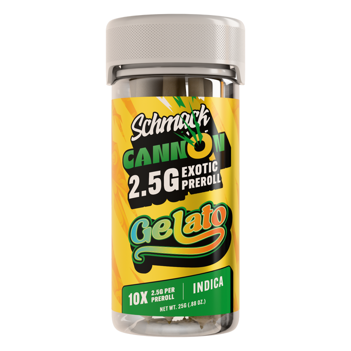 CANNON 2.5G PREROLL 10PK JAR