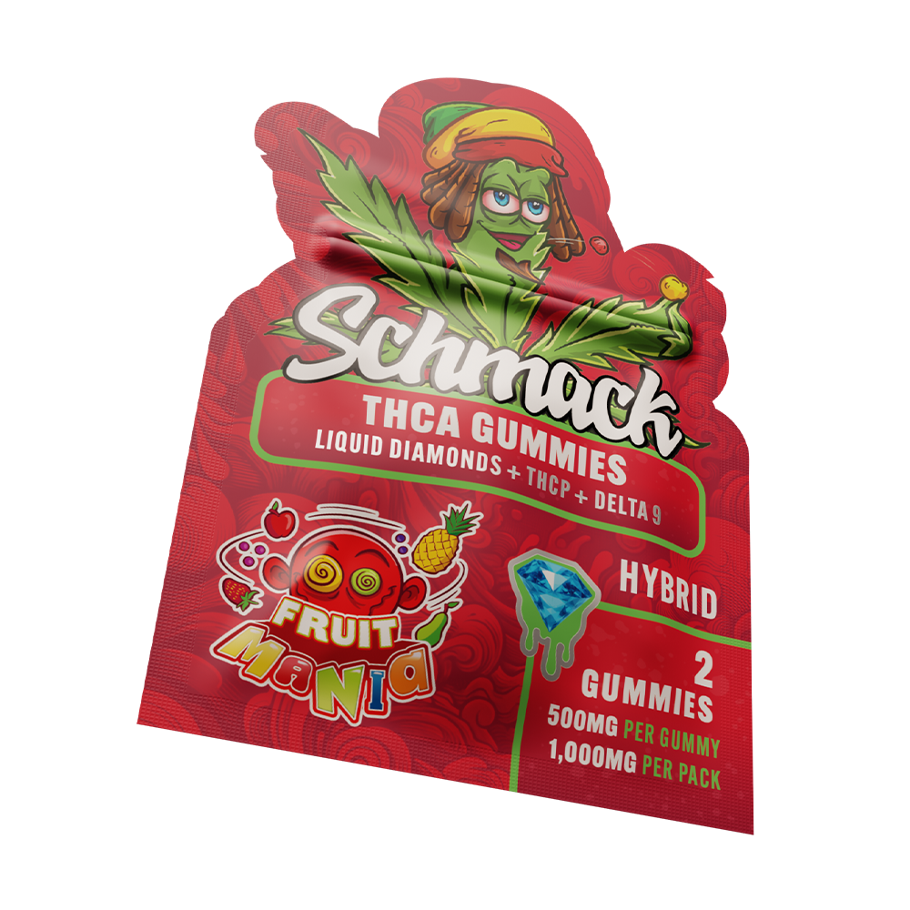 2CT Liquid Diamonds Gummies 1,000MG | Fruit Mania - Hybrid