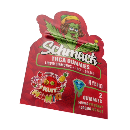 2CT Liquid Diamonds Gummies 1,000MG | Fruit Mania - Hybrid