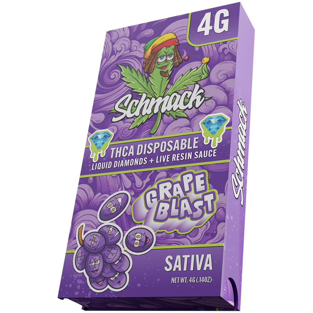 4G LIQUID DIAMOND DISPOSABLE | GRAPE BLAST