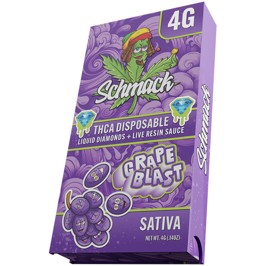 4G LIQUID DIAMOND DISPOSABLE | GRAPE BLAST