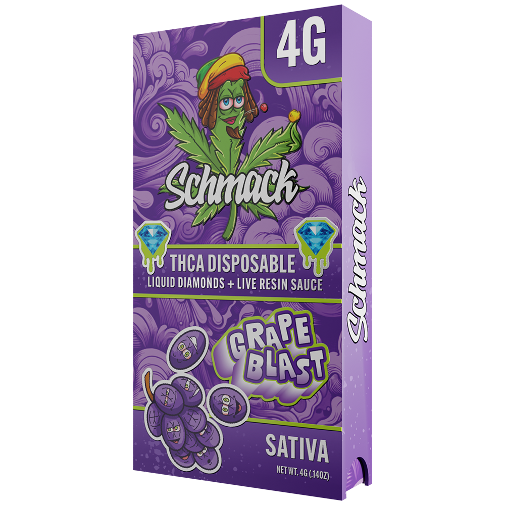 4G LIQUID DIAMOND DISPOSABLE | GRAPE BLAST