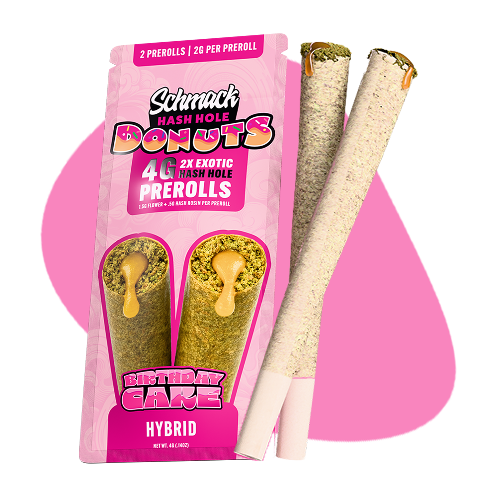 DONUTS HASH INFUSED 4G PREROLL | BIRTHDAY CAKE