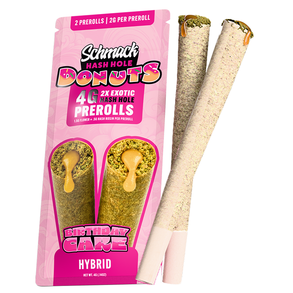DONUTS HASH INFUSED 4G PREROLL | BIRTHDAY CAKE