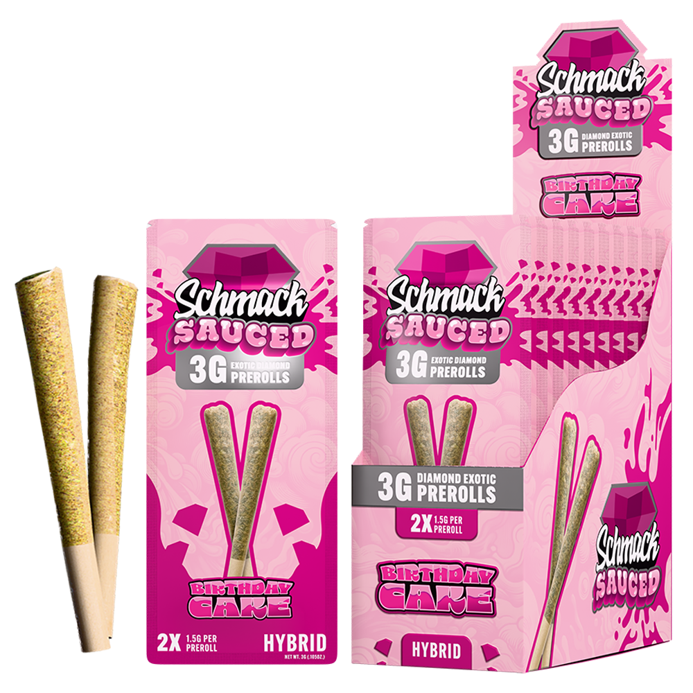 SAUCED DIAMOND 3G PREROLL | BIRTHDAY CAKE