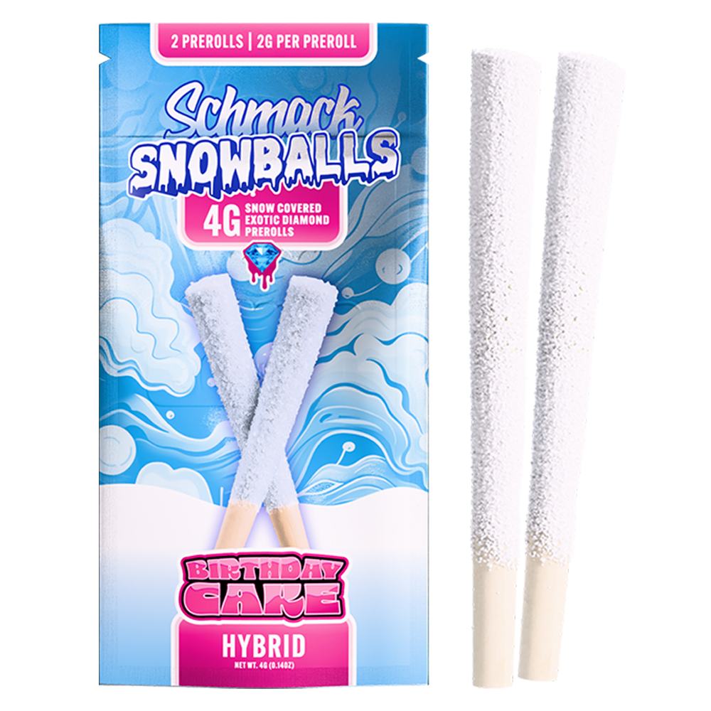 SNOWBALLS COATED 4G PREROLL | BIRTHDAY CAKE