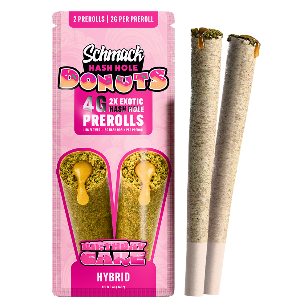 DONUTS HASH INFUSED 4G PREROLL | BIRTHDAY CAKE