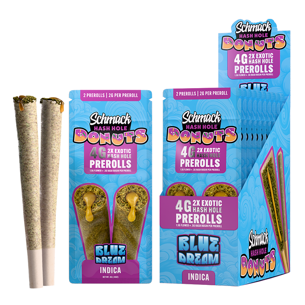 DONUTS HASH INFUSED 4G PREROLL | BLUE DREAM
