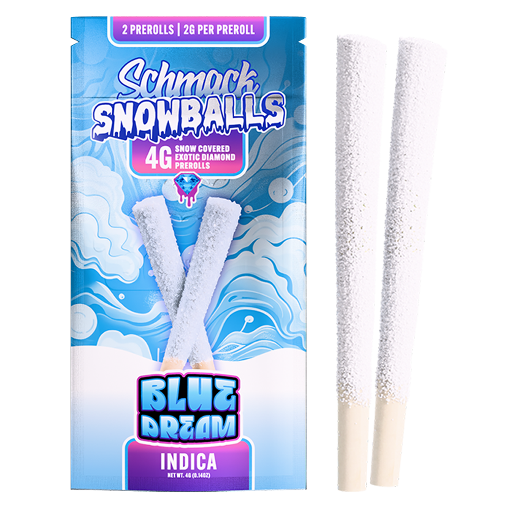 SNOWBALLS COATED 4G PREROLL | BLUE DREAM