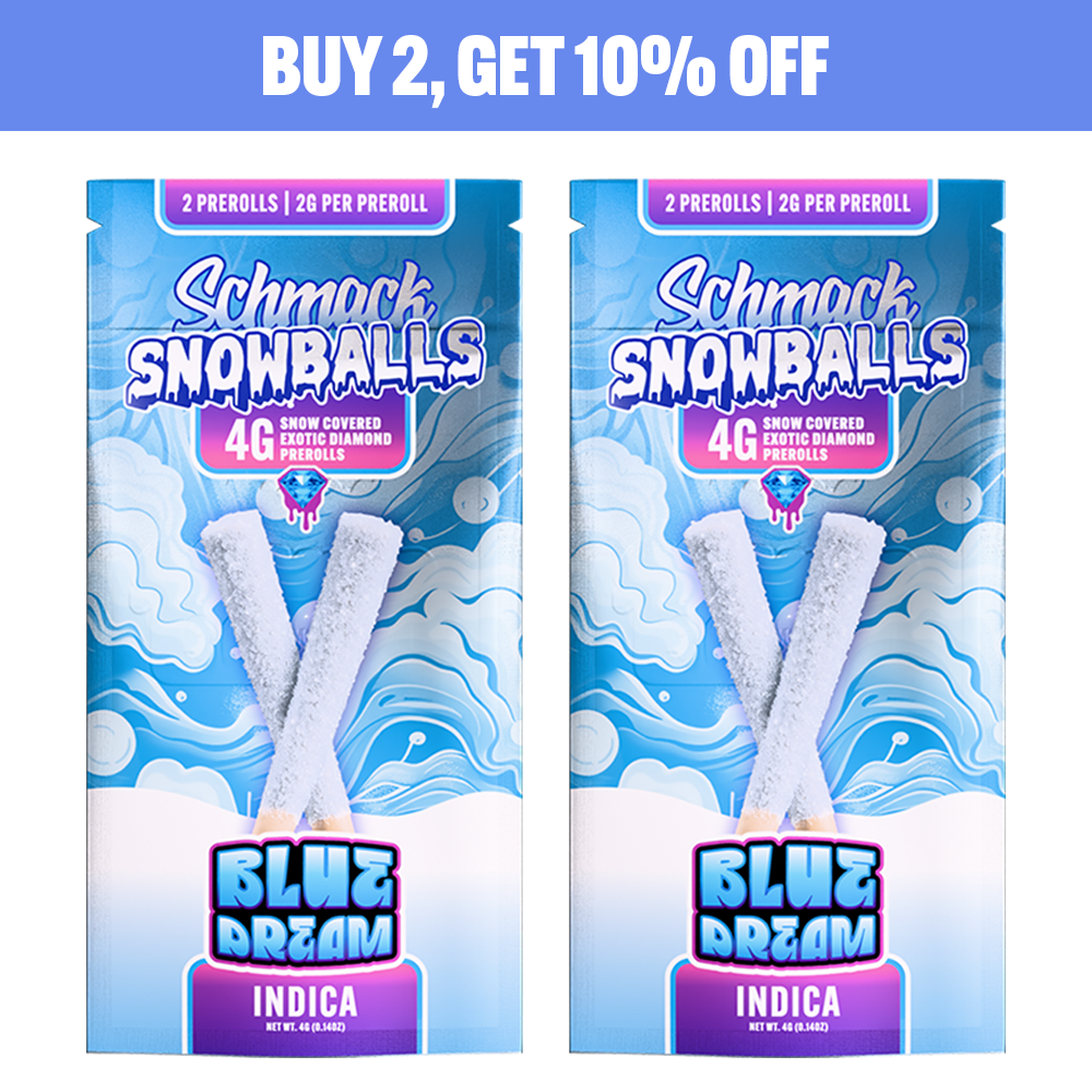 SNOWBALLS COATED 4G PREROLL | BLUE DREAM