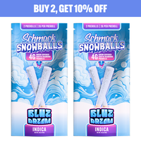 SNOWBALLS COATED 4G PREROLL | BLUE DREAM