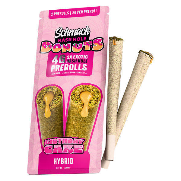 DONUTS HASH INFUSED 4G PREROLL | BIRTHDAY CAKE