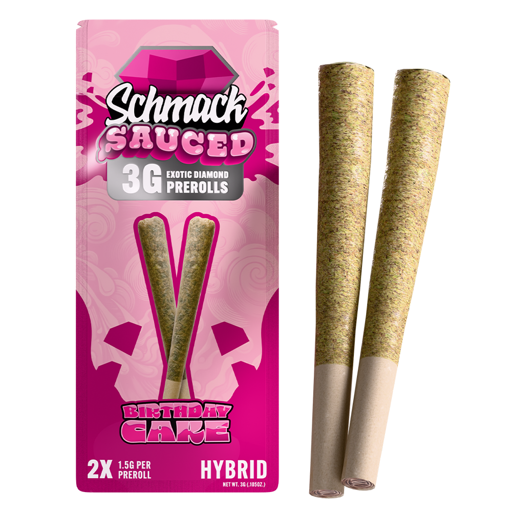 SAUCED DIAMOND 3G PREROLL | BIRTHDAY CAKE