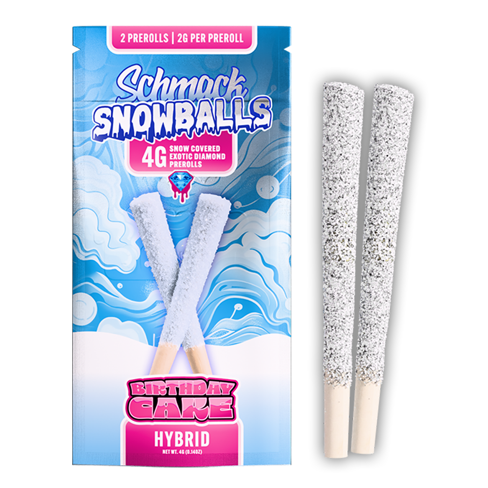 SNOWBALLS COATED 4G PREROLL | BIRTHDAY CAKE