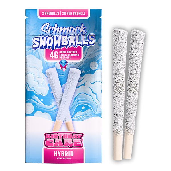 SNOWBALLS COATED 4G PREROLL | BIRTHDAY CAKE
