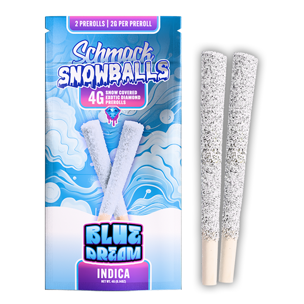 SNOWBALLS COATED 4G PREROLL | BLUE DREAM