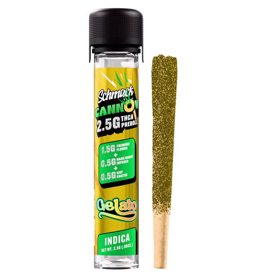 CANNON KIEF COATED & HASH INFUSED 2.5G PREROLL | GELATO