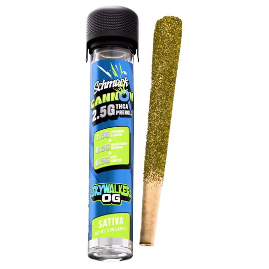 CANNON KIEF COATED & HASH INFUSED 2.5G PREROLL | SKYWALKER OG