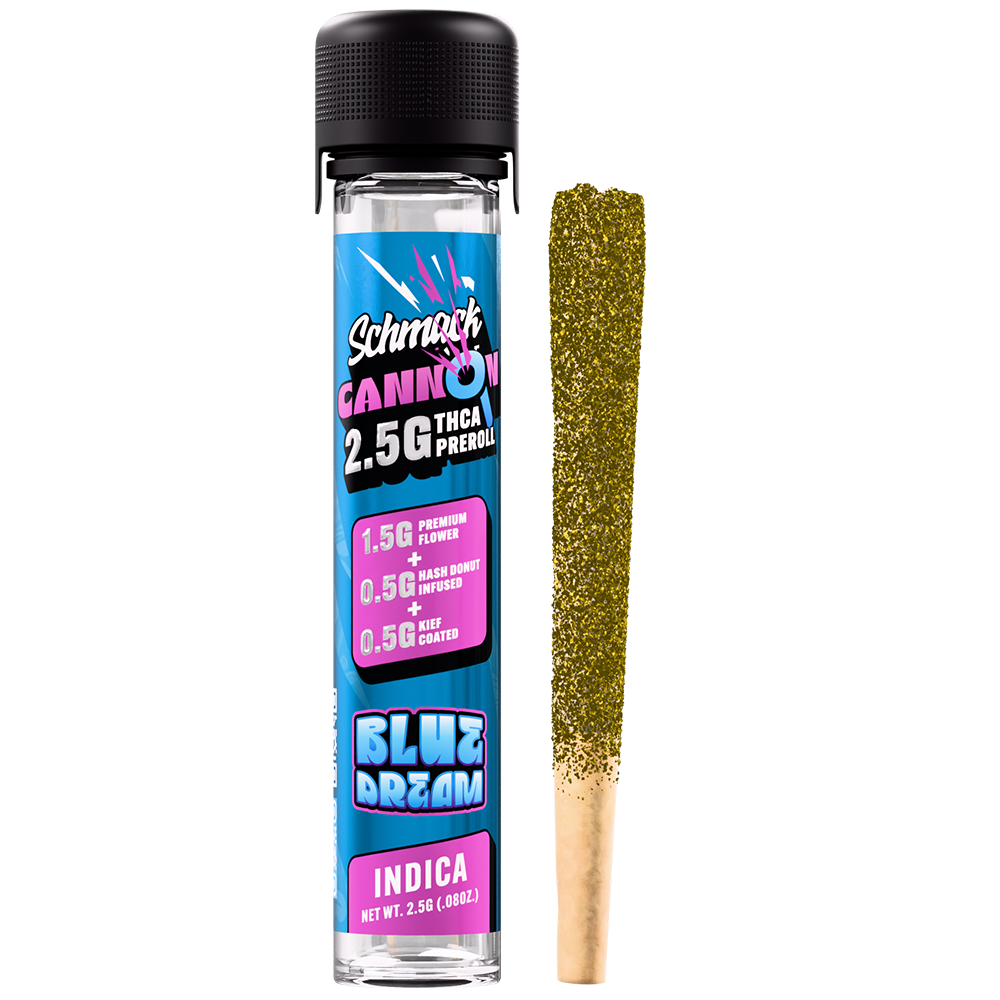CANNON KIEF COATED & HASH INFUSED 2.5G PREROLL | BLUE DREAM