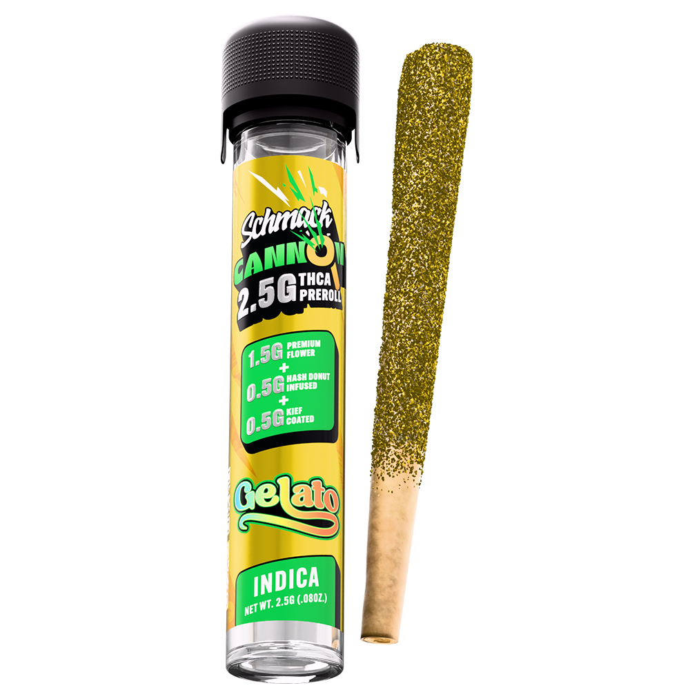 CANNON KIEF COATED & HASH INFUSED 2.5G PREROLL | GELATO