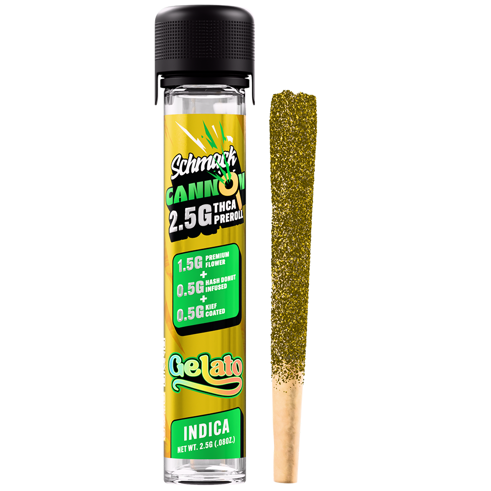 CANNON KIEF COATED & HASH INFUSED 2.5G PREROLL | GELATO