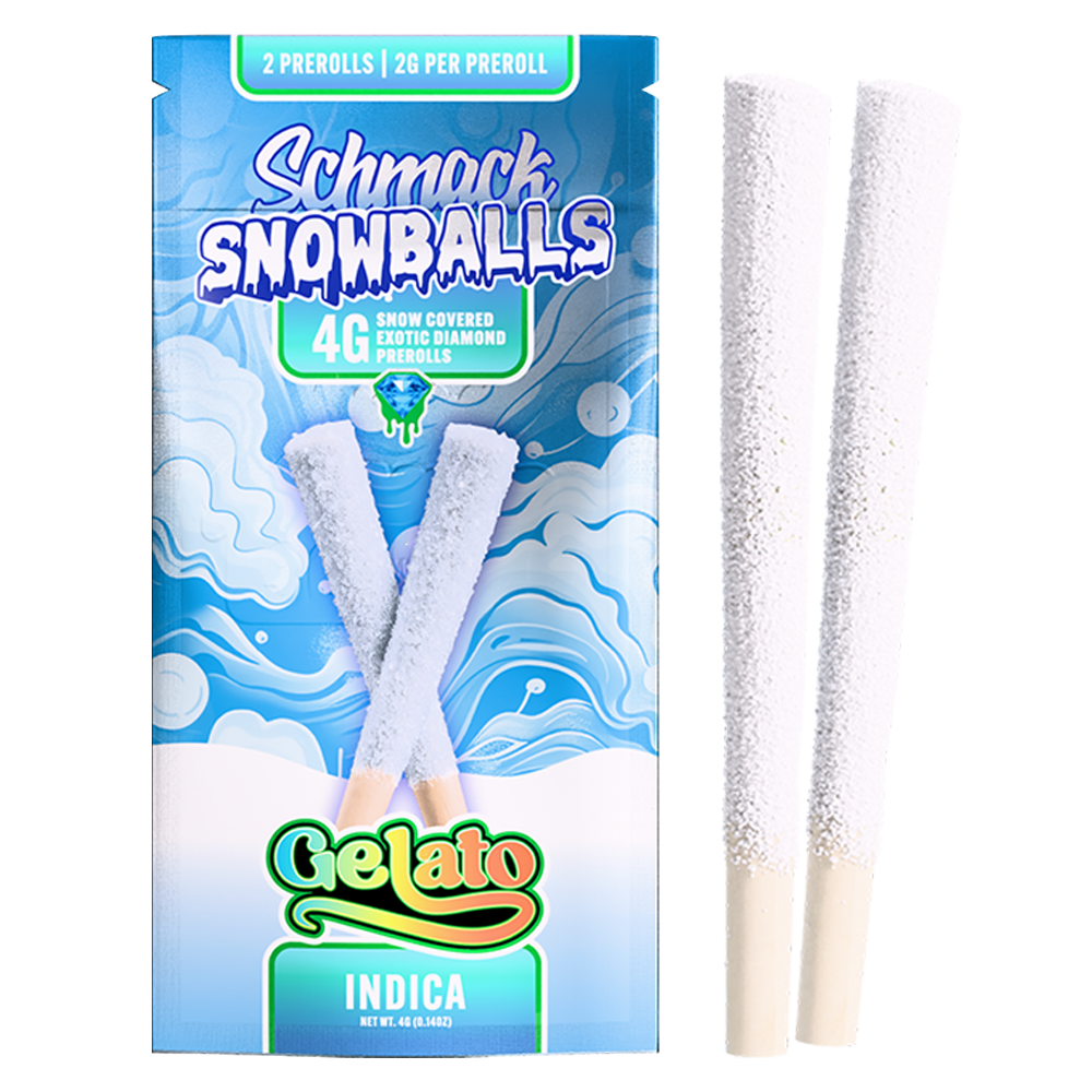 SNOWBALLS COATED 4G PREROLL | GELATO