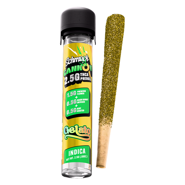 CANNON KIEF COATED & HASH INFUSED 2.5G PREROLL | GELATO