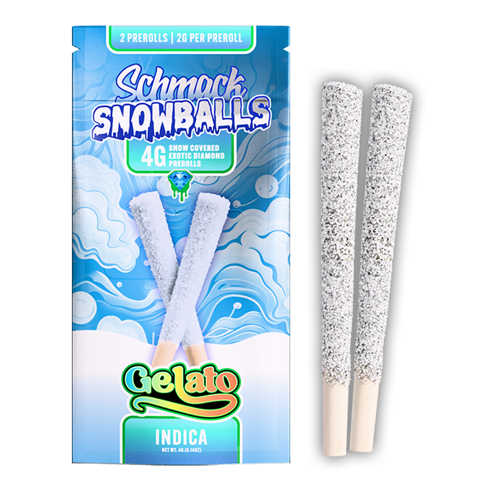 SNOWBALLS COATED 4G PREROLL | GELATO