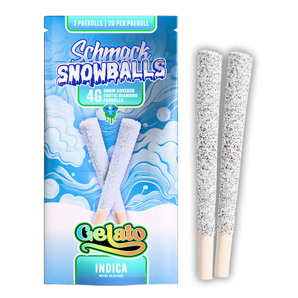 SNOWBALLS COATED 4G PREROLL | GELATO