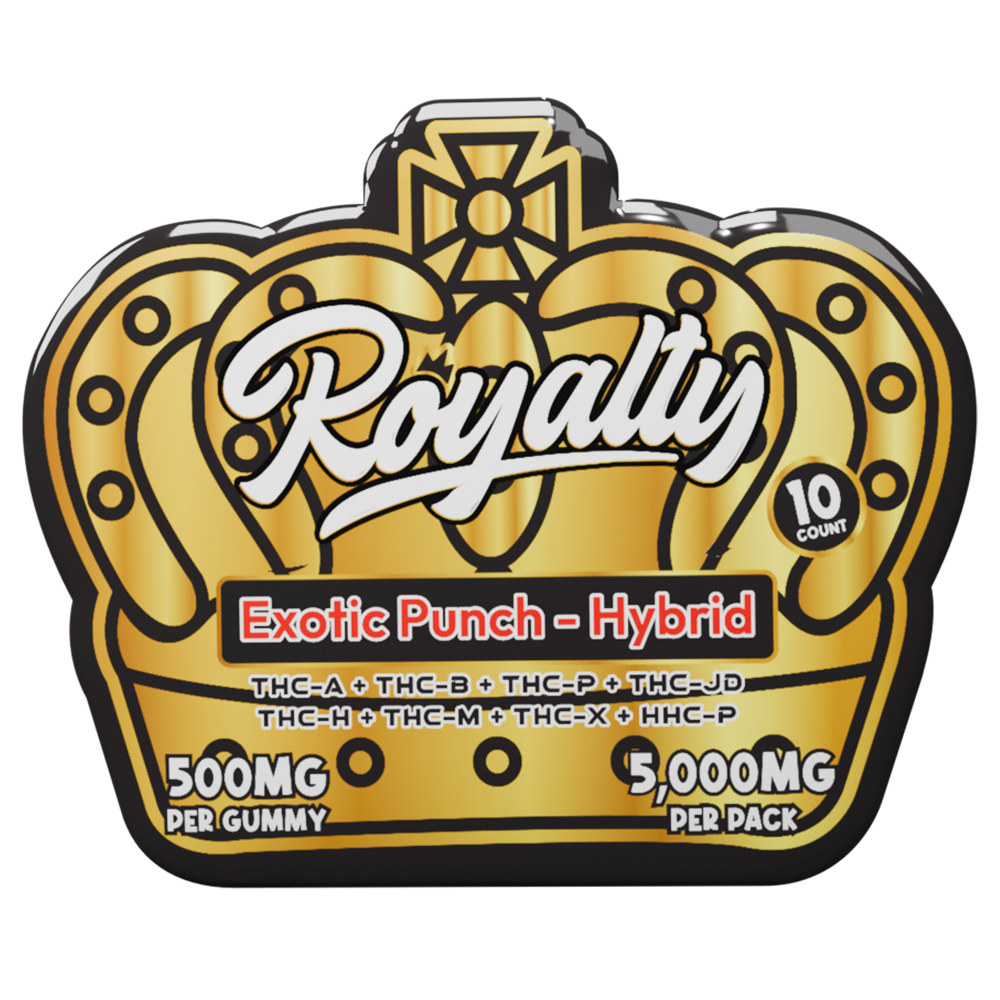 Royalty Potent Blend Gummies | Exotic Punch - Hybrid