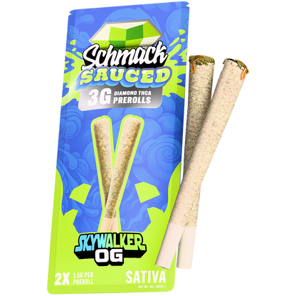 SAUCED DIAMOND 3G PREROLL | SKYWALKER OG