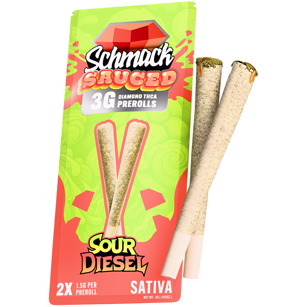 SAUCED DIAMOND 3G PREROLL | SOUR DIESEL