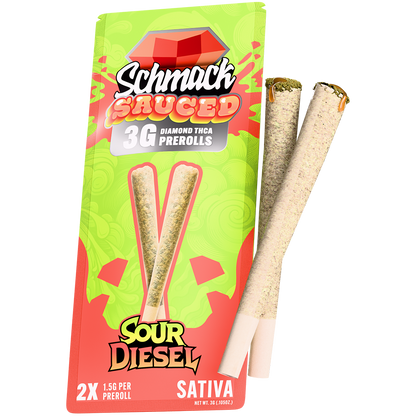SAUCED DIAMOND 3G PREROLL | SOUR DIESEL