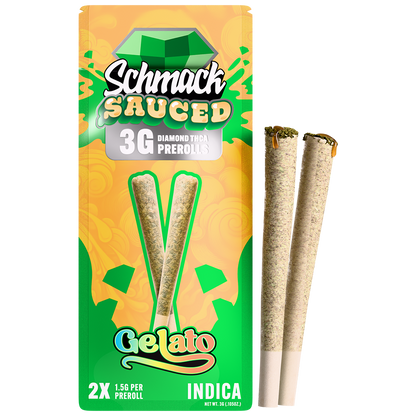 SAUCED DIAMOND 3G PREROLL | GELATO