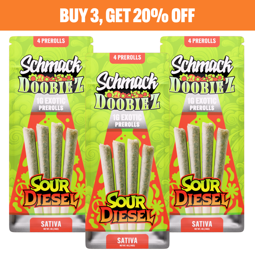 DOOBIEZ EXOTIC 4G PREROLL | SOUR DIESEL