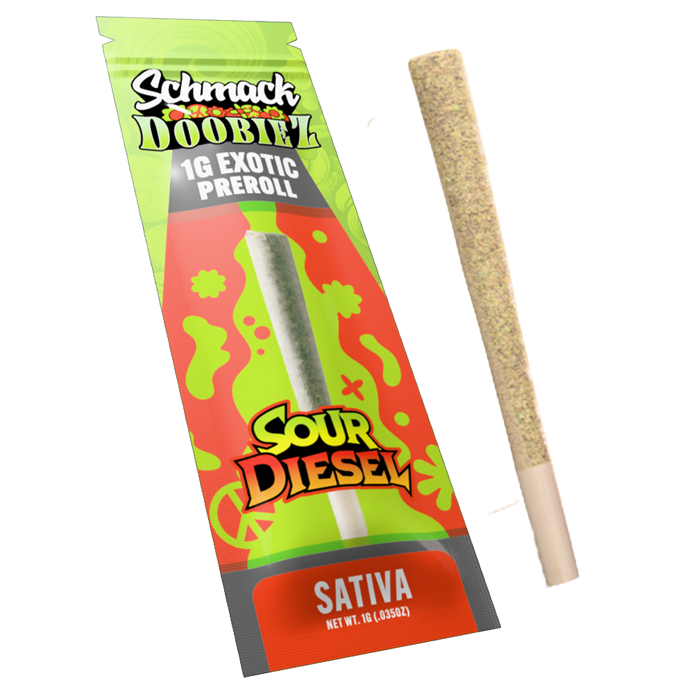 DOOBIEZ EXOTIC 1G PREROLL | SOUR DIESEL