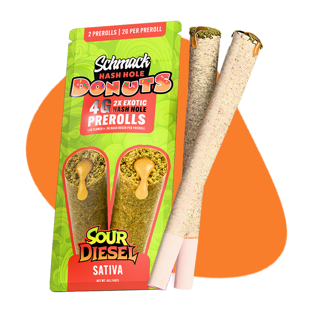 DONUTS HASH INFUSED 4G PREROLL | SOUR DIESEL