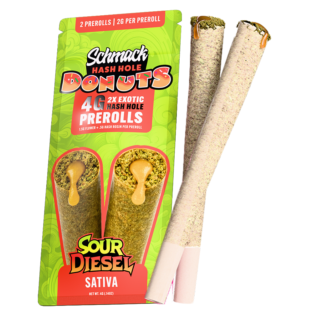 DONUTS HASH INFUSED 4G PREROLL | SOUR DIESEL