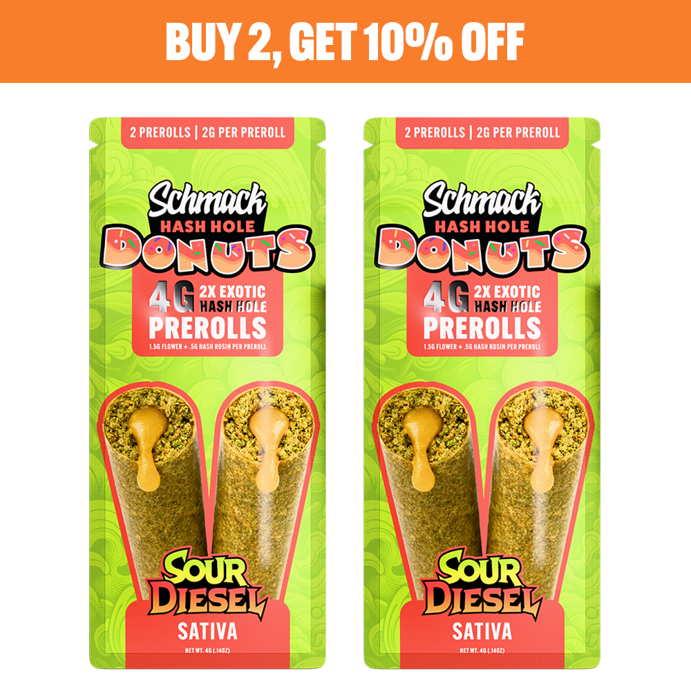 DONUTS HASH INFUSED 4G PREROLL | SOUR DIESEL