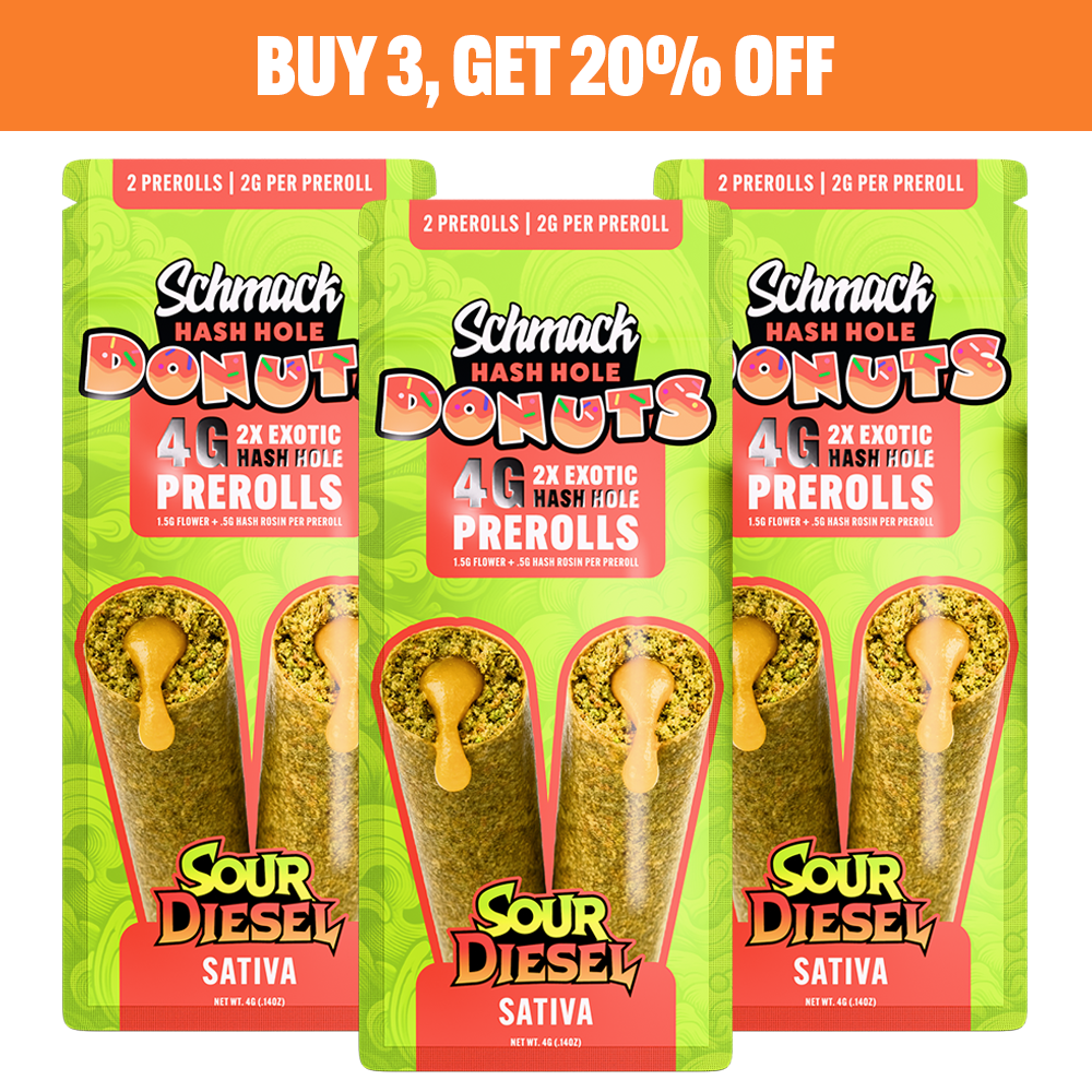 DONUTS HASH INFUSED 4G PREROLL | SOUR DIESEL