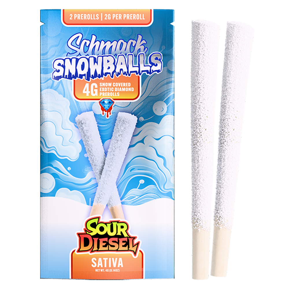 SNOWBALLS COATED 4G PREROLL | SOUR DIESEL