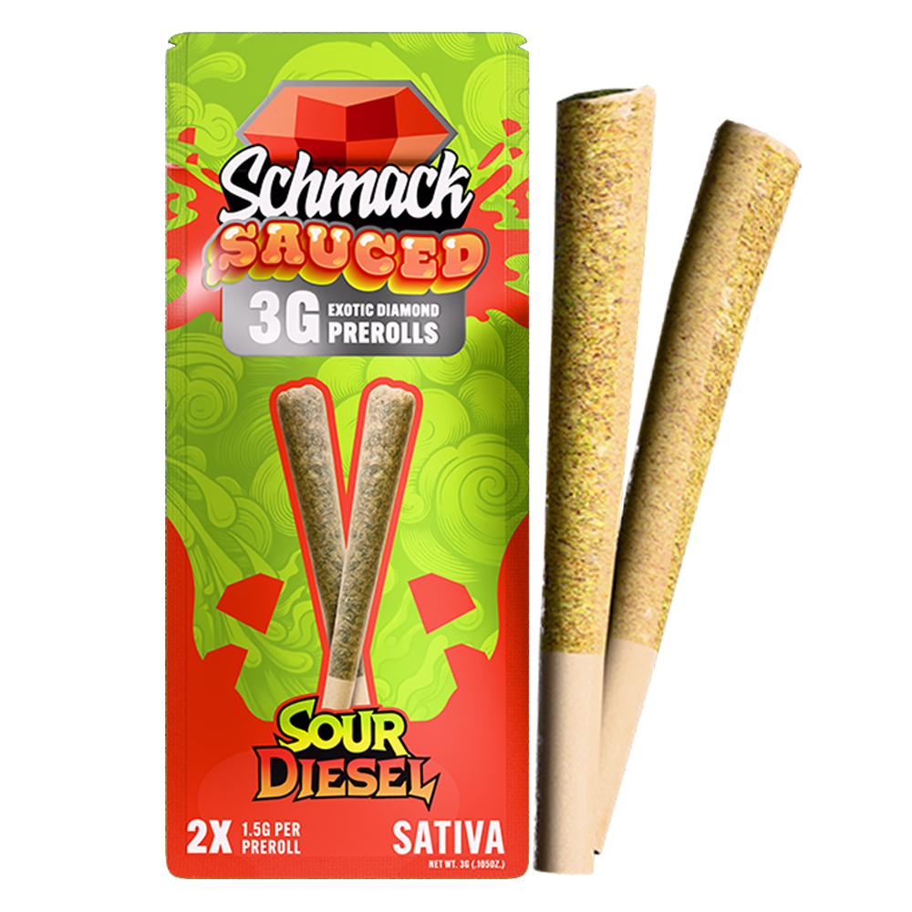 SAUCED DIAMOND 3G PREROLL | SOUR DIESEL