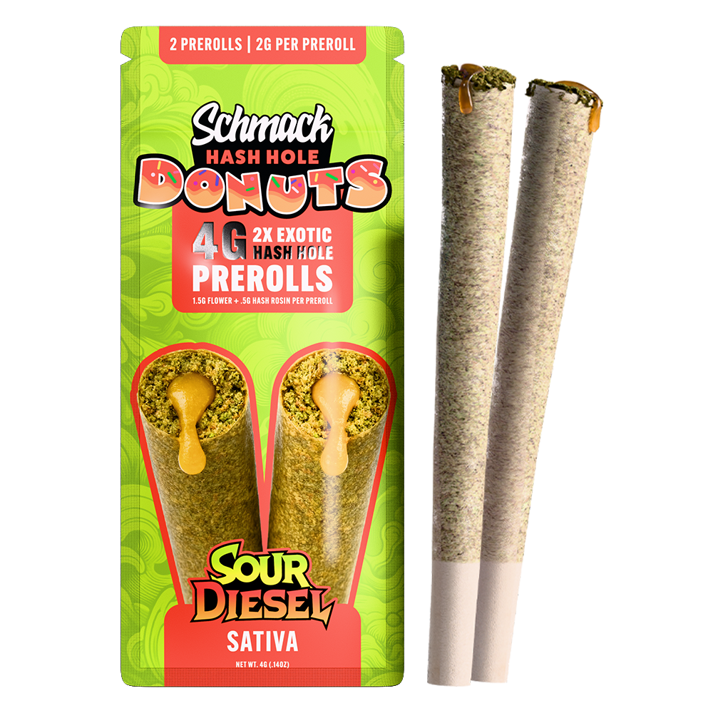 DONUTS HASH INFUSED 4G PREROLL | SOUR DIESEL