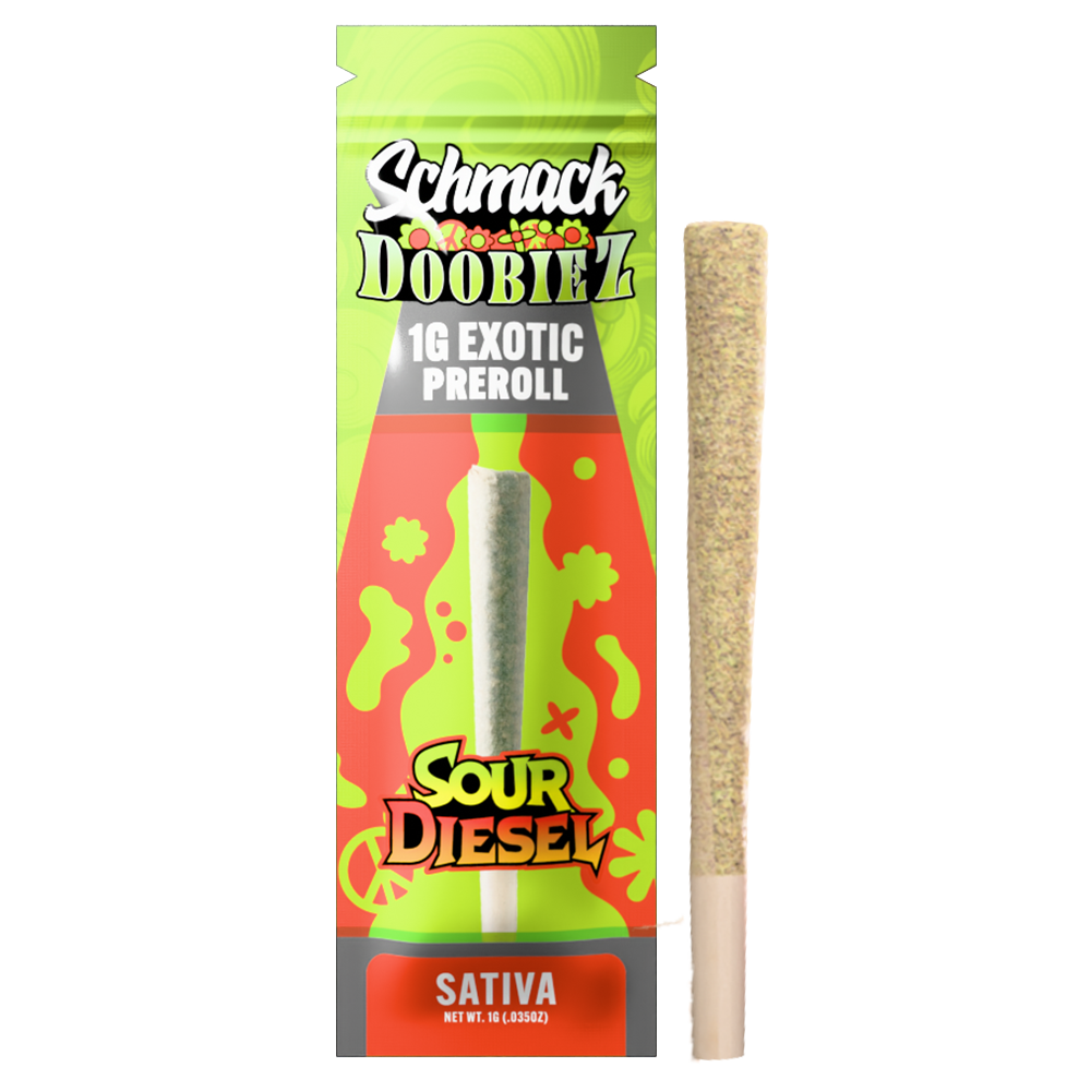 DOOBIEZ EXOTIC 1G PREROLL | SOUR DIESEL