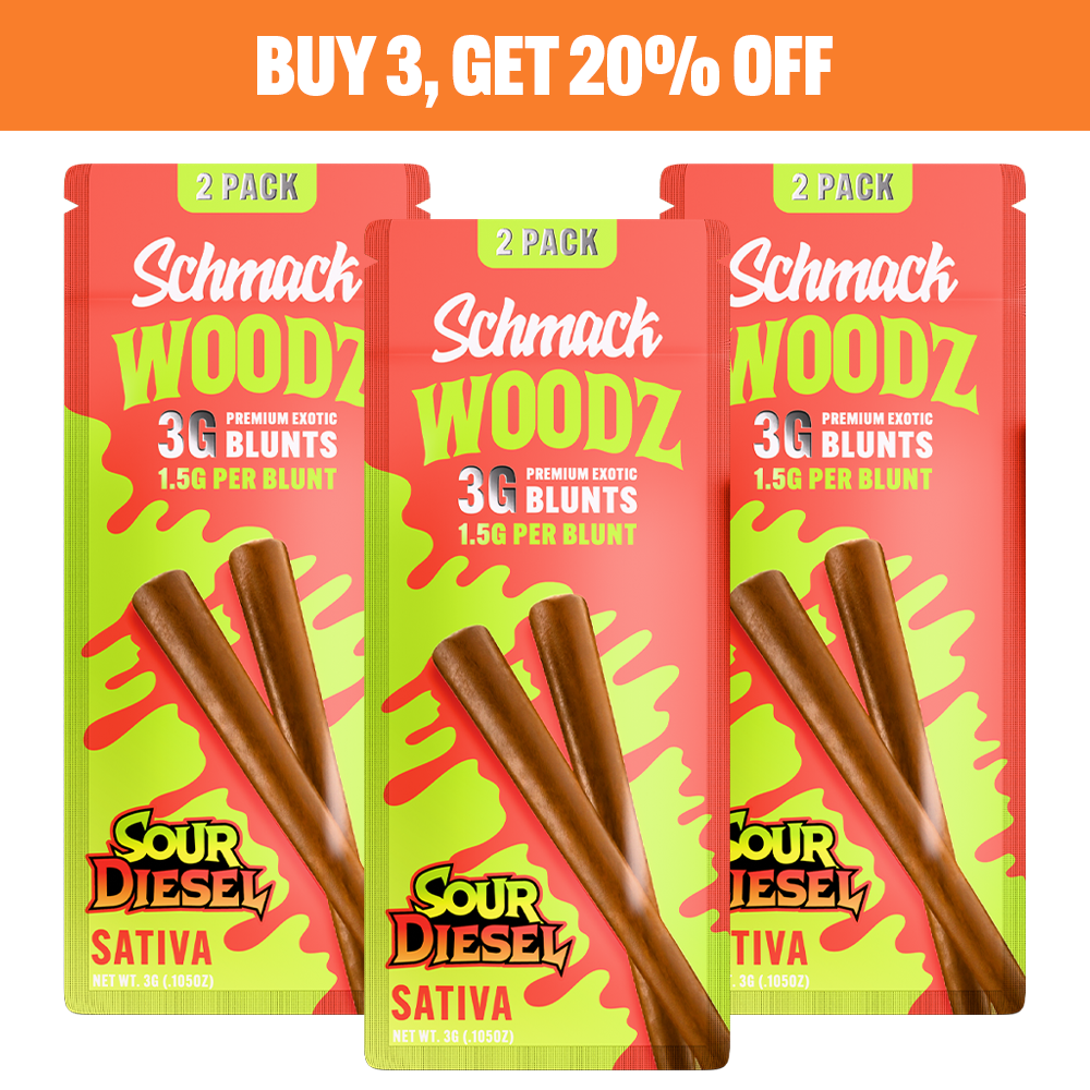 WOODZ EXOTIC 3G BLUNT | SOUR DIESEL