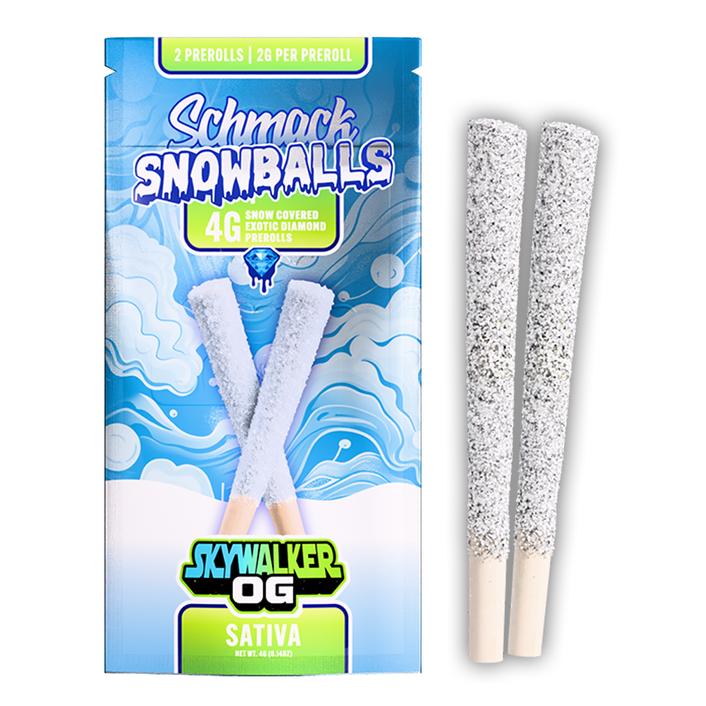 SNOWBALLS COATED 4G PREROLL | SKYWALKER OG