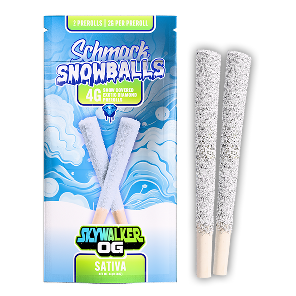 SNOWBALLS COATED 4G PREROLL | SKYWALKER OG