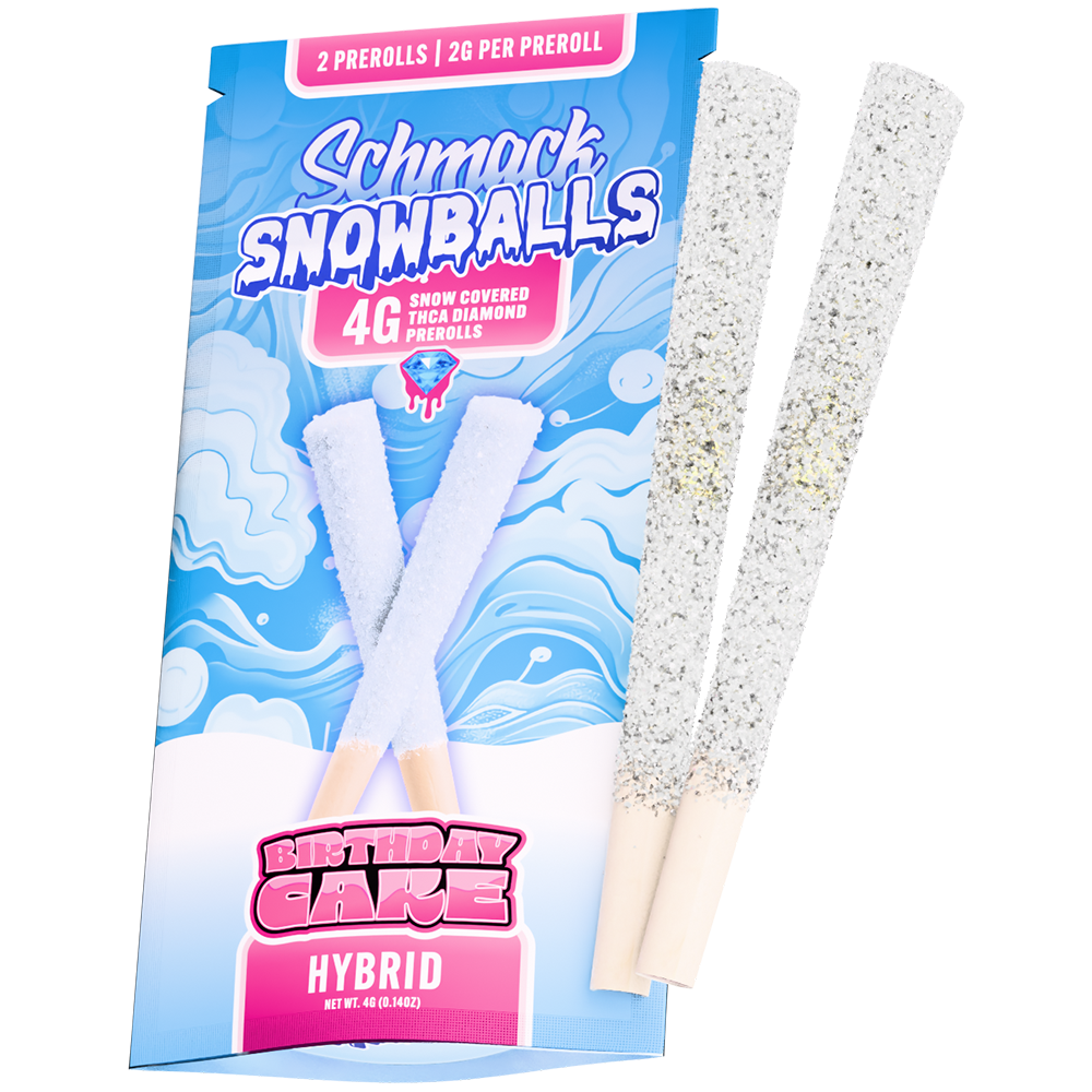 SNOWBALLS COATED 4G PREROLL | BIRTHDAY CAKE